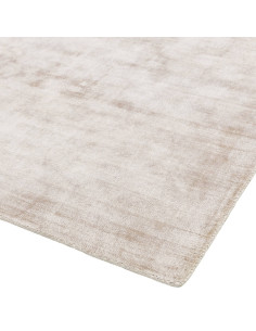 Elevate your space with the Blade Putty rug, a minimalist rug in a soft neutral tone, crafted from natural viscose for lasting 2
