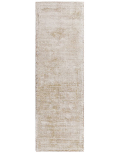 Elevate your space with the Blade Putty rug, a minimalist rug in a soft neutral tone, crafted from natural viscose for lasting