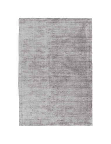Tappeto Blade Silver in viscosa naturale: eleganza minimal e comfort superiore per ambienti moderni. Disponibile in diverse mis