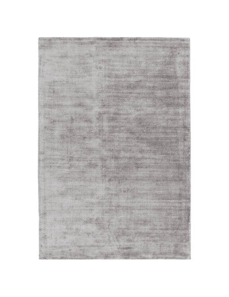Tappeto Blade Silver in viscosa naturale: eleganza minimal e comfort superiore per ambienti moderni. Disponibile in diverse mis
