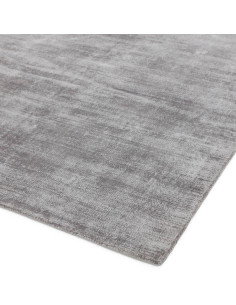 Tappeto Blade Silver in viscosa naturale: eleganza minimal e comfort superiore per ambienti moderni. Disponibile in diverse mis 2