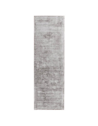 Tappeto Blade Silver in viscosa naturale: eleganza minimal e comfort superiore per ambienti moderni. Disponibile in diverse mis