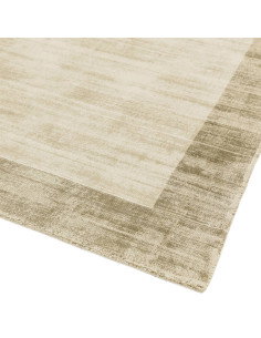 Tappeto minimalista Blade Border Smoke/Putty: eleganza tinta unita, materiali naturali e design geometrico per ambienti moderni 2