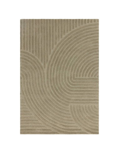 Elevate your space with the Hague Sage rug, a hand-tufted neutral rug featuring a calming geometric design perfect for minimali