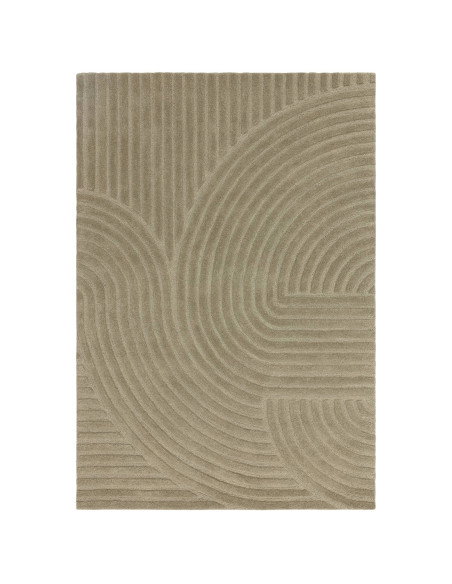 Elevate your space with the Hague Sage rug, a hand-tufted neutral rug featuring a calming geometric design perfect for minimali