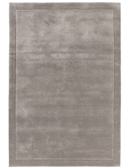 Tappeto tinta unita Rise Silver: eleganza minimal, morbidezza naturale e design senza tempo per ambienti moderni e accoglienti.