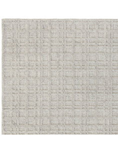 Tappeto minimal Thatch Greige con motivo geometrico a quadretti, elegante e versatile, perfetto per ambienti moderni e raffinat 2