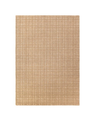 Tappeto minimal Thatch Honey in lana e poliestere, design geometrico e tinta unita, perfetto per ambienti moderni e accoglienti