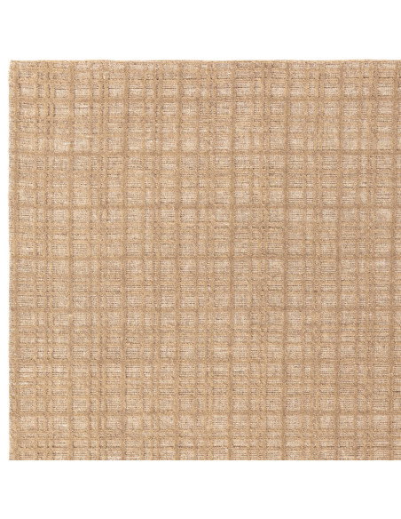 Tappeto minimal Thatch Honey in lana e poliestere, design geometrico e tinta unita, perfetto per ambienti moderni e accoglienti