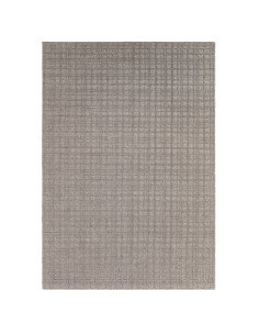 Tappeto Thatch Taupe: eleganza geometrica e comfort naturale in un design tinta unita, perfetto per ambienti moderni e minimali
