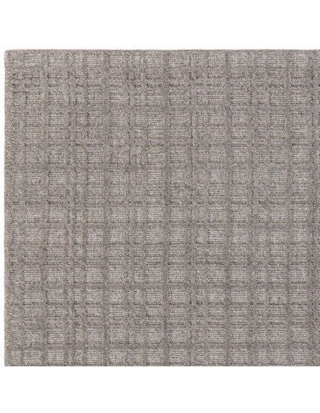 Tappeto Thatch Taupe: eleganza geometrica e comfort naturale in un design tinta unita, perfetto per ambienti moderni e minimali