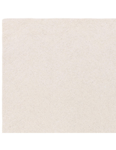 Tappeto Theodore Chevron Ivory in lana naturale, tinta unita avorio, perfetto per ambienti minimal e moderni, elegante e facile