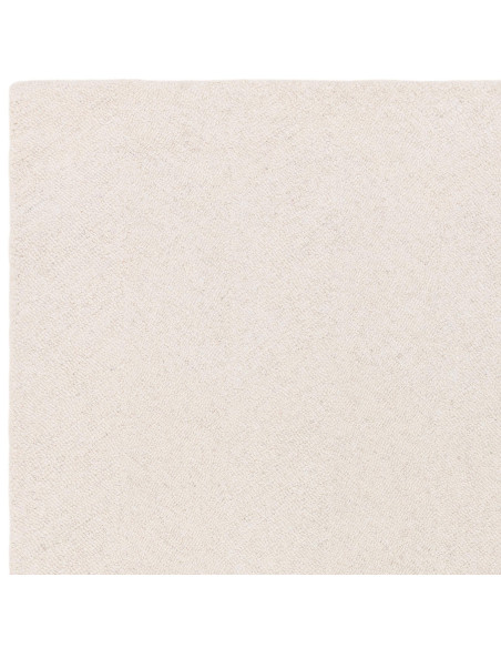 Tappeto Theodore Chevron Ivory in lana naturale, tinta unita avorio, perfetto per ambienti minimal e moderni, elegante e facile