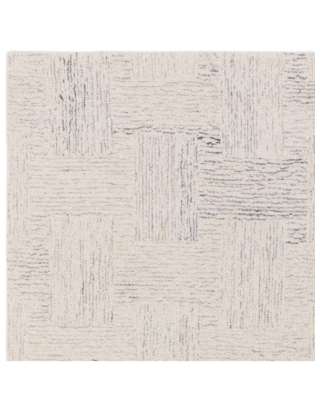 Tappeto Theodore Chevron Sand: eleganza minimal e tinta unita, morbido e resistente, perfetto per ambienti moderni e raffinati.