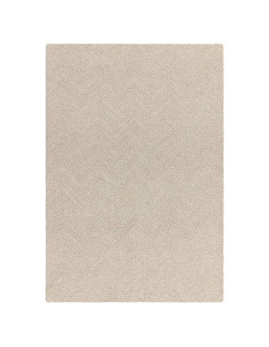 Tappeto tinta unita in lana naturale, Theodore Hatch White & Black unisce eleganza minimal e comfort per valorizzare ogni ambie
