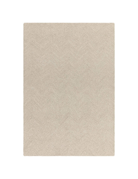 Tappeto tinta unita in lana naturale, Theodore Hatch White & Black unisce eleganza minimal e comfort per valorizzare ogni ambie