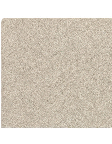 Tappeto tinta unita in lana naturale, Theodore Hatch White & Black unisce eleganza minimal e comfort per valorizzare ogni ambie