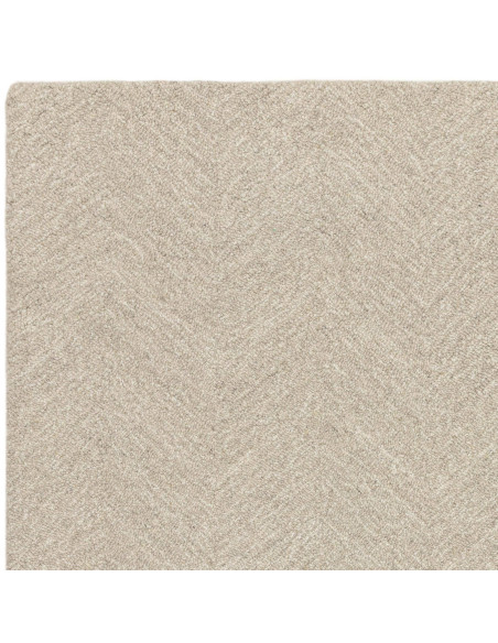Tappeto tinta unita in lana naturale, Theodore Hatch White & Black unisce eleganza minimal e comfort per valorizzare ogni ambie