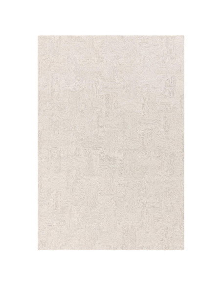 Tappeto tinta unita Theodore Hatch White & Sand: eleganza minimalista, morbidezza naturale e design versatile per ambienti mode