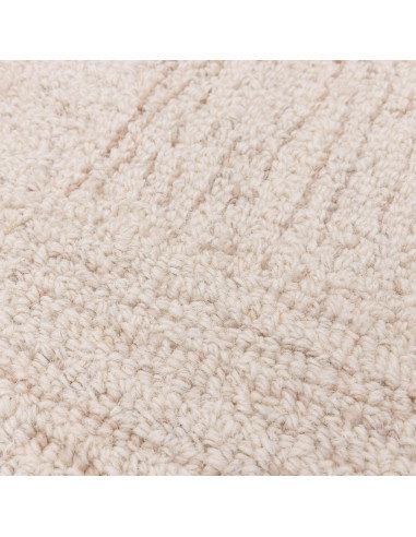 Tappeto tinta unita Theodore Hatch White & Sand: eleganza minimalista, morbidezza naturale e design versatile per ambienti mode