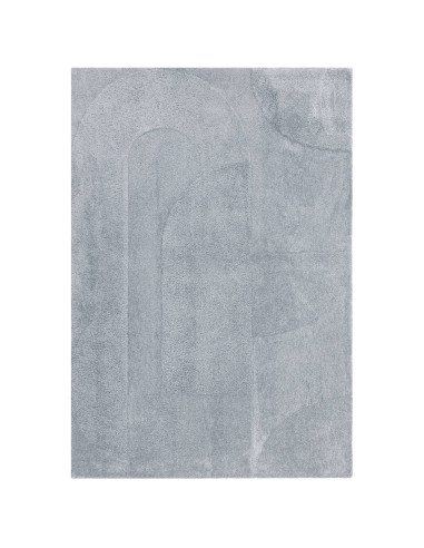 Tappeto Tova Blue: eleganza tinta unita in blu polvere, perfetto per ambienti minimal. Morbido, resistente e facile da pulire.