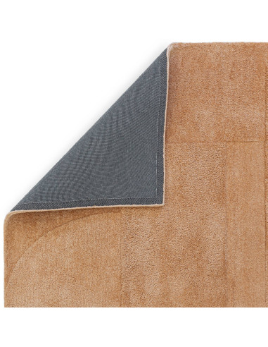 Soft and durable Tova Clay neutral rug with subtle modern design, perfect for adding warmth and minimalist style to any living