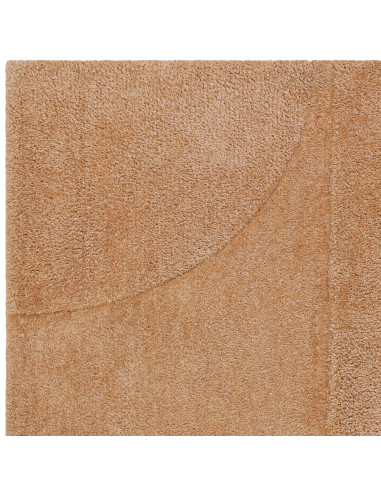 Soft and durable Tova Clay neutral rug with subtle modern design, perfect for adding warmth and minimalist style to any living