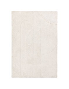 Tappeto Tova Ivory: eleganza minimalista in tinta unita, resistente e facile da pulire, perfetto per ambienti moderni e raffina