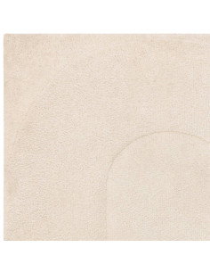 Tappeto Tova Ivory: eleganza minimalista in tinta unita, resistente e facile da pulire, perfetto per ambienti moderni e raffina 2