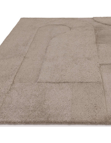 Discover the Tova Moleskin rug, a soft, durable minimalist rug in neutral tones that adds elegant texture and easy maintenance