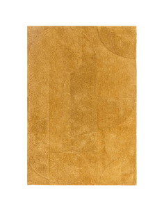 Tappeto Tova Ochre: eleganza tinta unita e comfort moderno, perfetto per chi ama i tappeti minimal dal design versatile e facil