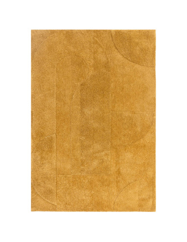 Tappeto Tova Ochre: eleganza tinta unita e comfort moderno, perfetto per chi ama i tappeti minimal dal design versatile e facil