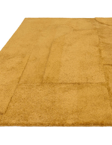 Tappeto Tova Ochre: eleganza tinta unita e comfort moderno, perfetto per chi ama i tappeti minimal dal design versatile e facil