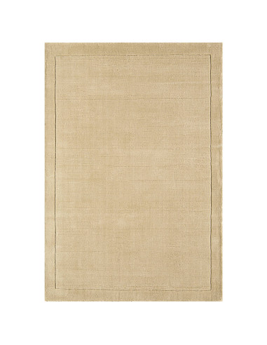 Tappeto York Beige in lana naturale, design minimal e tinta unita, perfetto per ambienti moderni e raffinati. Comfort e stile g