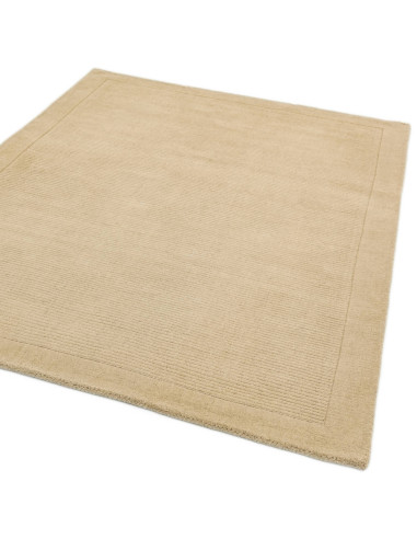 Tappeto York Beige in lana naturale, design minimal e tinta unita, perfetto per ambienti moderni e raffinati. Comfort e stile g