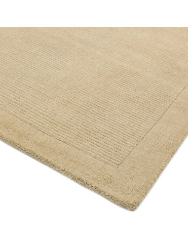 Tappeto York Beige in lana naturale, design minimal e tinta unita, perfetto per ambienti moderni e raffinati. Comfort e stile g
