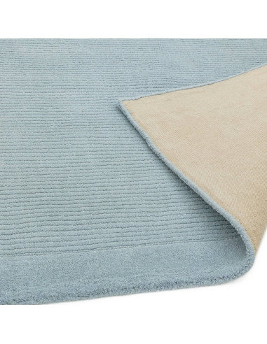 Elevate your space with the York Duck Egg rug, a minimalist rug in soft neutral tones offering comfort, durability, and timeles