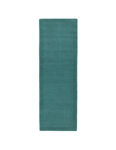 Tappeto York Teal in lana naturale: design minimal e tinta unita per un tocco elegante e moderno, perfetto in ogni ambiente del