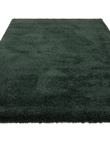 Add luxurious comfort and style with the Atlas Emerald shaggy rug, featuring a rich green hue and durable, easy-care polypropyl