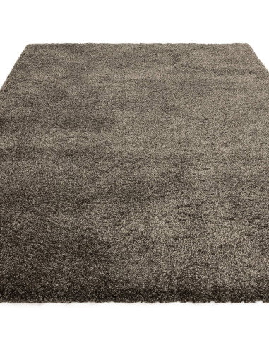 Tappeto shaggy Atlas Gunmetal a pelo lungo, morbido e resistente, ideale per un ambiente moderno, caldo e facile da mantenere.
