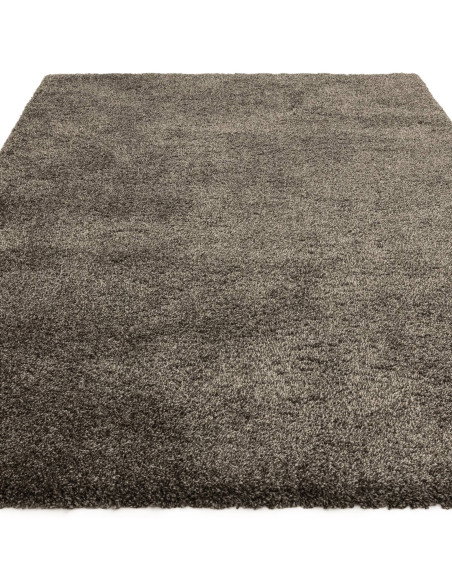 Experience plush comfort and modern elegance with the Atlas Gunmetal shaggy rug—durable, stylish, and perfect for any contempor