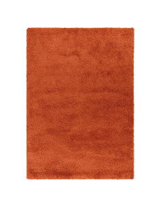 Tappeto shaggy Atlas Orange a pelo lungo, morbido e resistente, perfetto per donare calore e stile moderno a ogni ambiente dell
