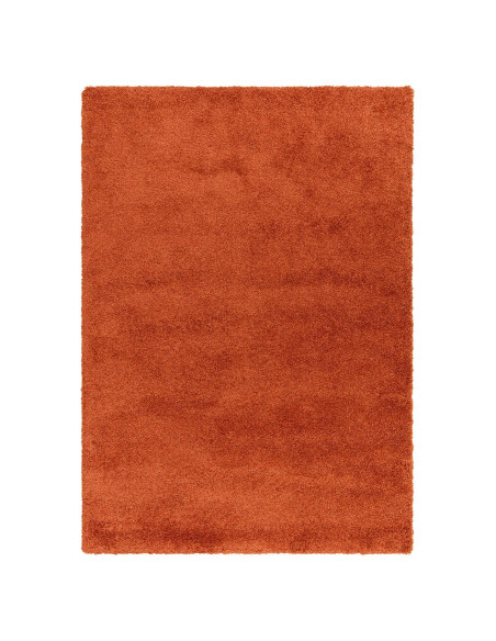 Tappeto shaggy Atlas Orange a pelo lungo, morbido e resistente, perfetto per donare calore e stile moderno a ogni ambiente dell