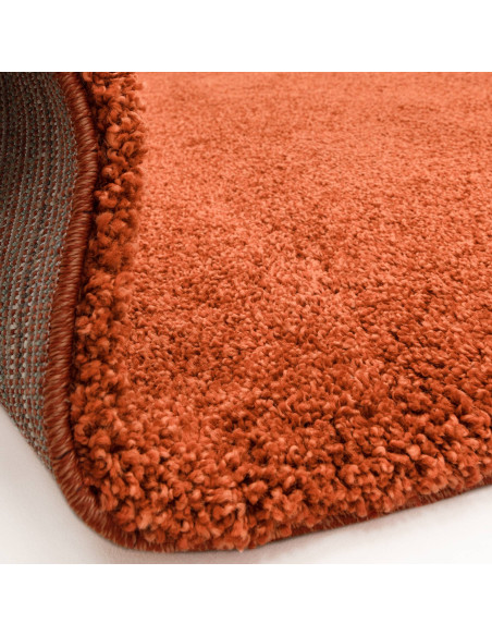Tappeto shaggy Atlas Orange a pelo lungo, morbido e resistente, perfetto per donare calore e stile moderno a ogni ambiente dell