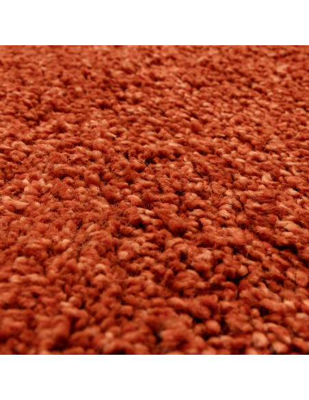 Tappeto shaggy Atlas Orange a pelo lungo, morbido e resistente, perfetto per donare calore e stile moderno a ogni ambiente dell