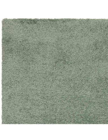 Tappeto shaggy verde salvia Atlas Sage, pelo lungo 5 cm, morbido e resistente, perfetto per un ambiente elegante e accogliente.