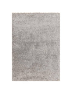 Tappeto shaggy Atlas Silver a pelo lungo, morbido e resistente, perfetto per donare stile e comfort moderno a ogni ambiente del