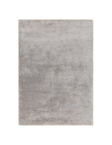 Experience plush comfort and modern style with the Atlas Silver shaggy rug—durable, easy to clean, and perfect for any contempo