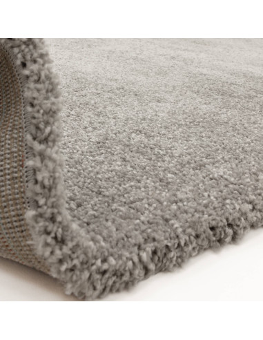Tappeto shaggy Atlas Silver a pelo lungo, morbido e resistente, perfetto per donare stile e comfort moderno a ogni ambiente del