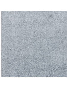 Tappeto Como Blue in microfibra poliestere, morbido e resistente, ideale per ambienti moderni. Perfetto tra i tappeti shaggy da 2